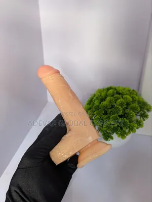 7 Inch Light Skin Manual Soft Dildo Sex Toys for Women