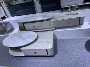 Complete Set Tv Stand and Center Table With Drawers