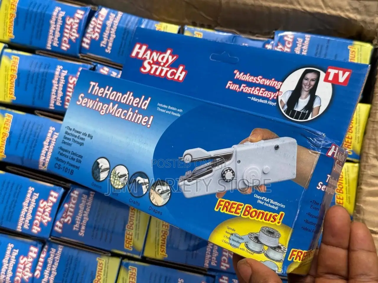 Battery-Operated Handheld Sewing Machine