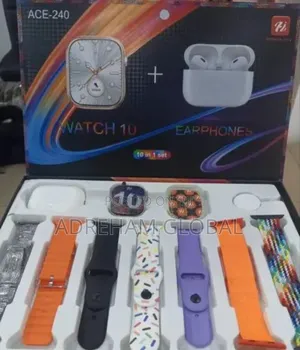 Ace-240 Smart Watch Set With Earphone