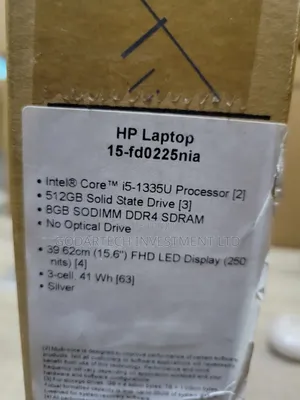 New Laptop HP 15 8GB Intel Core i5 SSD 512GB