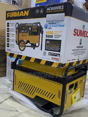 "6.0kva of Confidence in Every Watt" - Sumec Ac6000e2 Generator