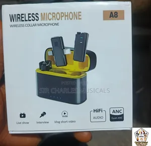 High Quality A8 Wireless Lapel Microphone Intelligent Noise Reduction.