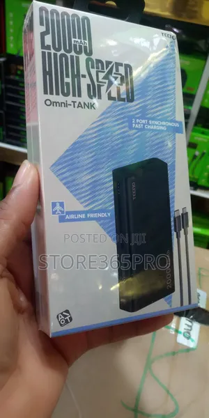 Original Tecno Power Bank 20000mah Fast Charging