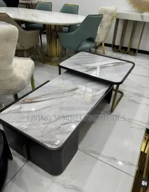 High-quality Double Marble Tops Center Table