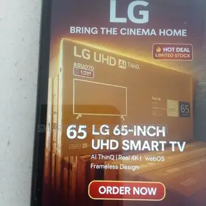65 Inches Smart Tv With Ultimate Gameplay True Cinema Experience