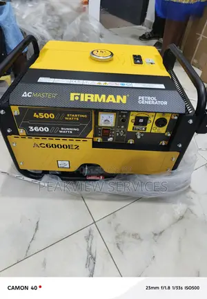 Sumec Firman 3.5kva Generator Ac6000e2, Low Noise Type