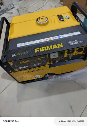 Firman 4.5kva Generator Ac6000e2 – Long-Lasting Power