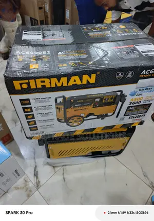 Firman Ac Master 4.5kva Generator Ac6000e2 – Petrol Engine