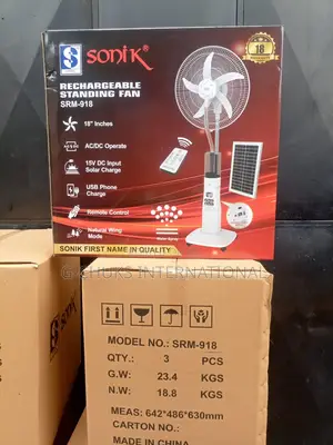 Sonik Rechargeable Mist Fan