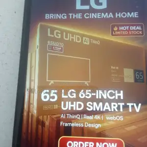 65 Inches Smart Tv Sharp Contrast Ultra Uhd Screen Transition