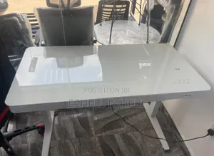 Tempered Glass Electric Table With Soft Touch Control