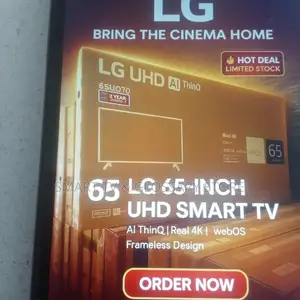 65 Inches Smart Tv With Gameplay Mode Ultra Stadium