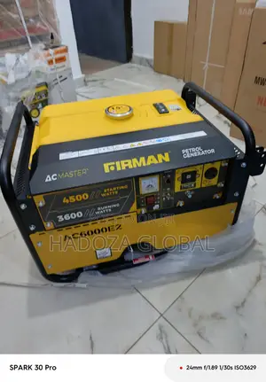 Firman Ac6000e2 3.5kva Power Generator