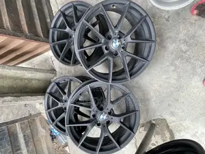 Original 19 Inches BMW Rim Front and Back Math Black