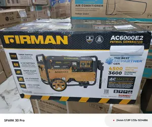 Firman Ac6000e2 Generator – 4.5kva Pure Copper Coil