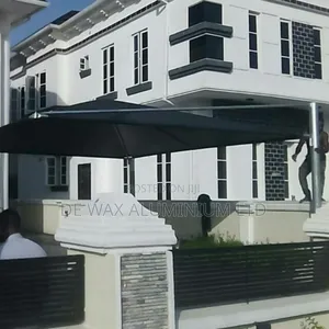 Black Mesh Carport