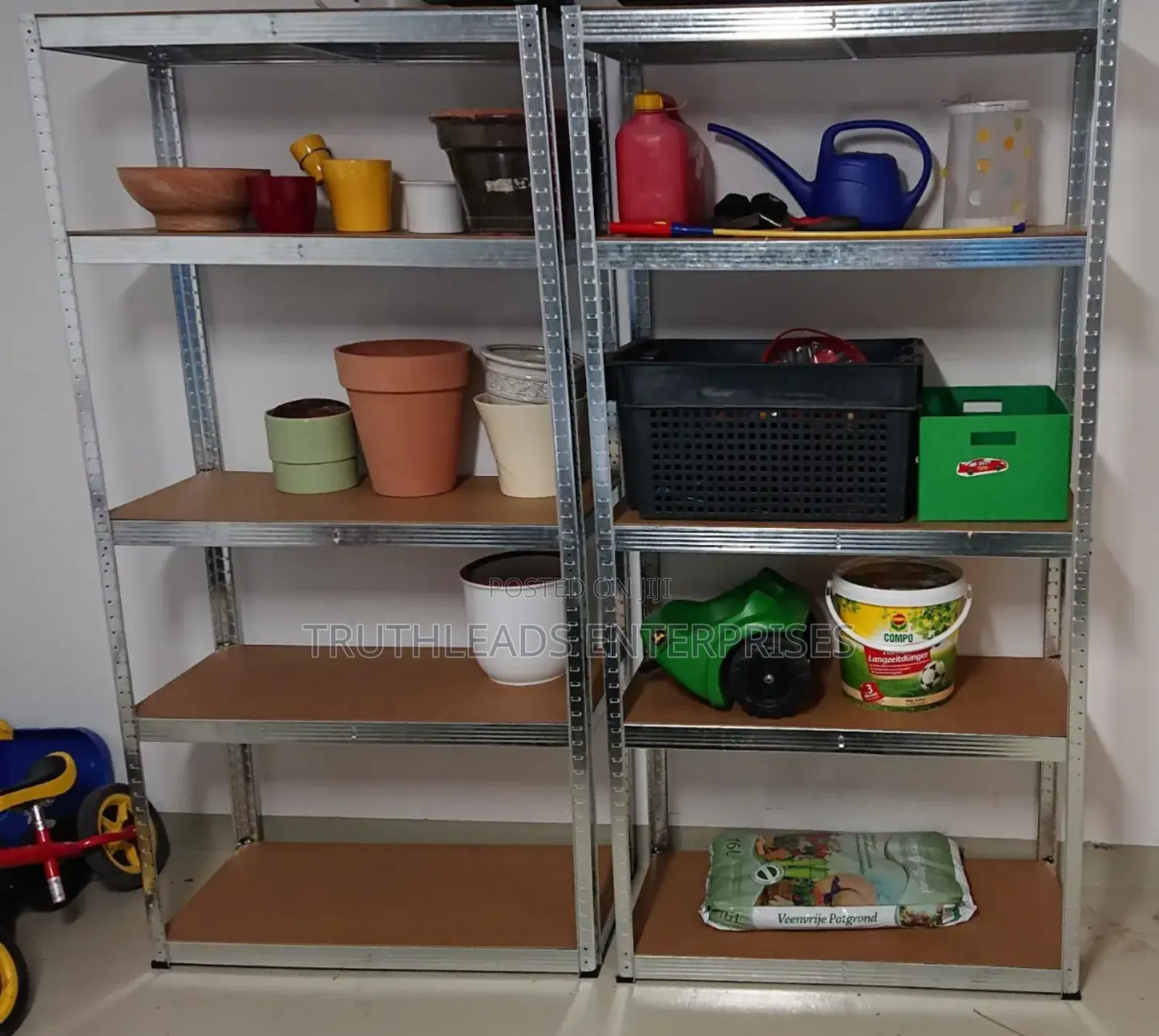 Silver Imported Boltless Storage Racking Shelf