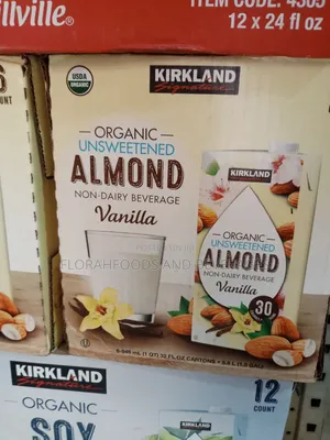 Kilkland Signature Organic Unsweetened Almond Pack of 6