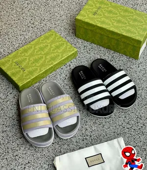 High Quality Luxury Men's Slides Gucci Well Banded Package