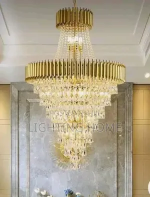 Gold Crystal Chandelier By 600mm