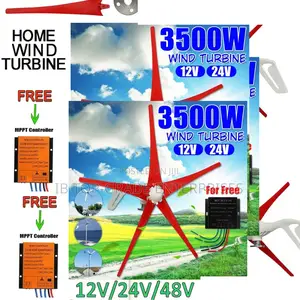 Claim Total Energy Control With 3500w 48v Horizontal Wind Turbine