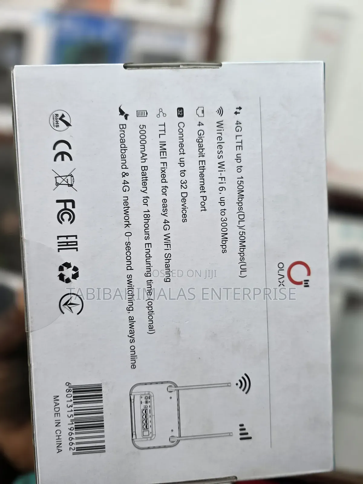 Universal Olax Ax8pro Router 5000mah