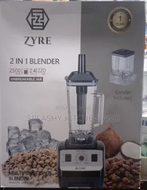 Zyre 2 in 1 Blender Unbreakable Jar