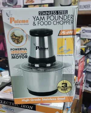 Paloma Multipurpose Stainless Steel Yam Pounder Food Chopper-350wat