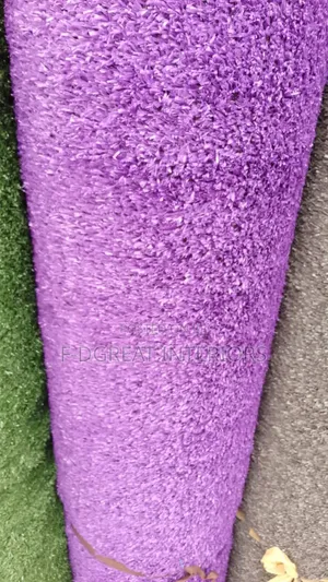 15mm Texture Artificial Carpet Grass Purple Color
