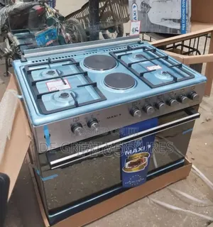 Brand New Maxi(60×90)6-Borner(4+2)Standing Gas Cooker√Stainlless Steel
