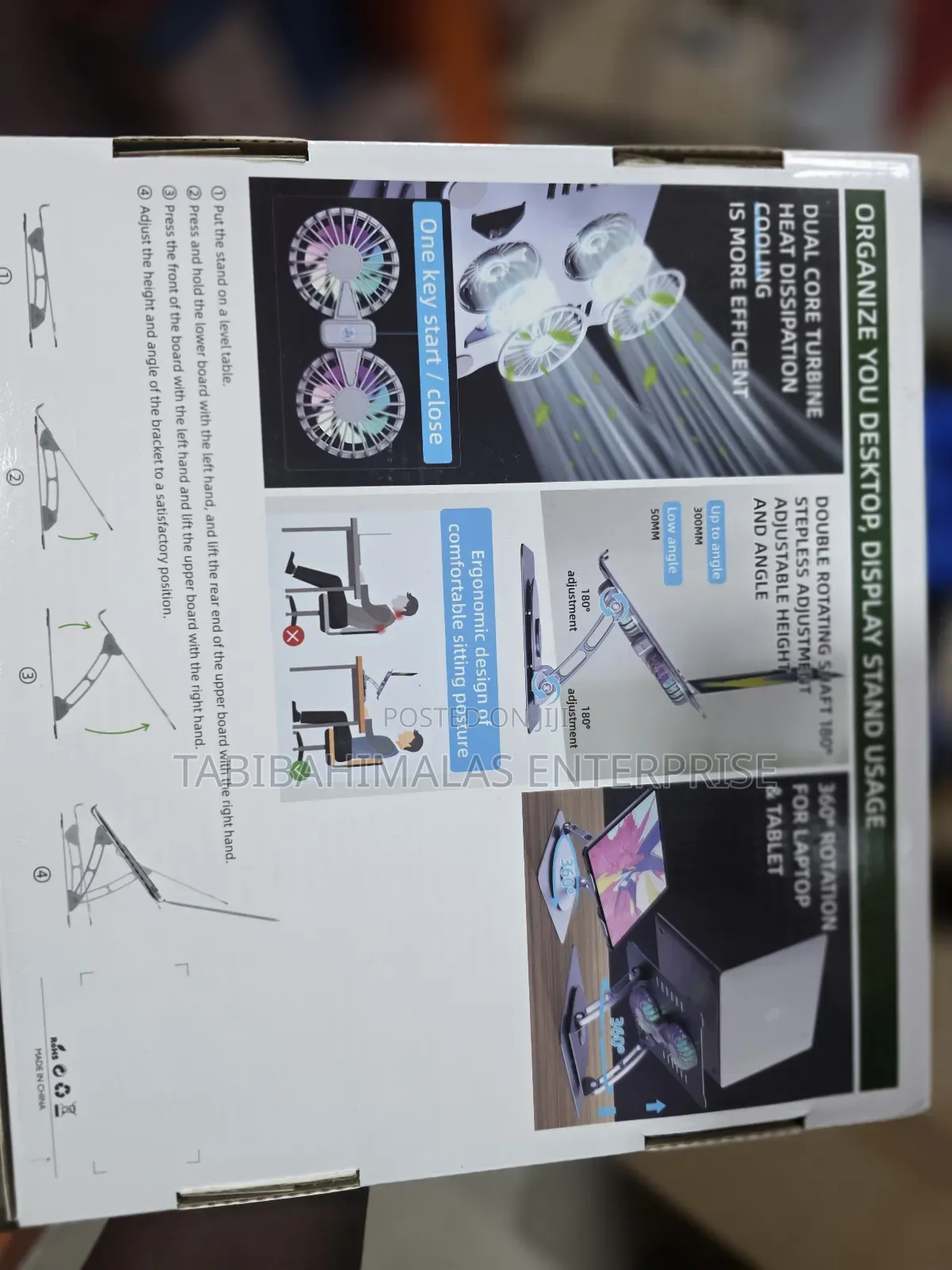 360 Rotation Laptop Stand V4.1