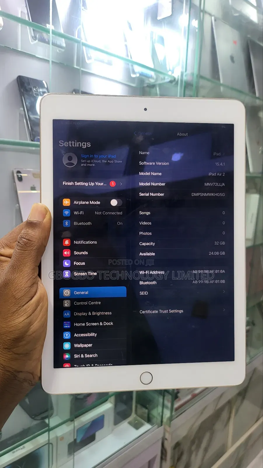 Apple iPad Air 2 32 GB Yellow