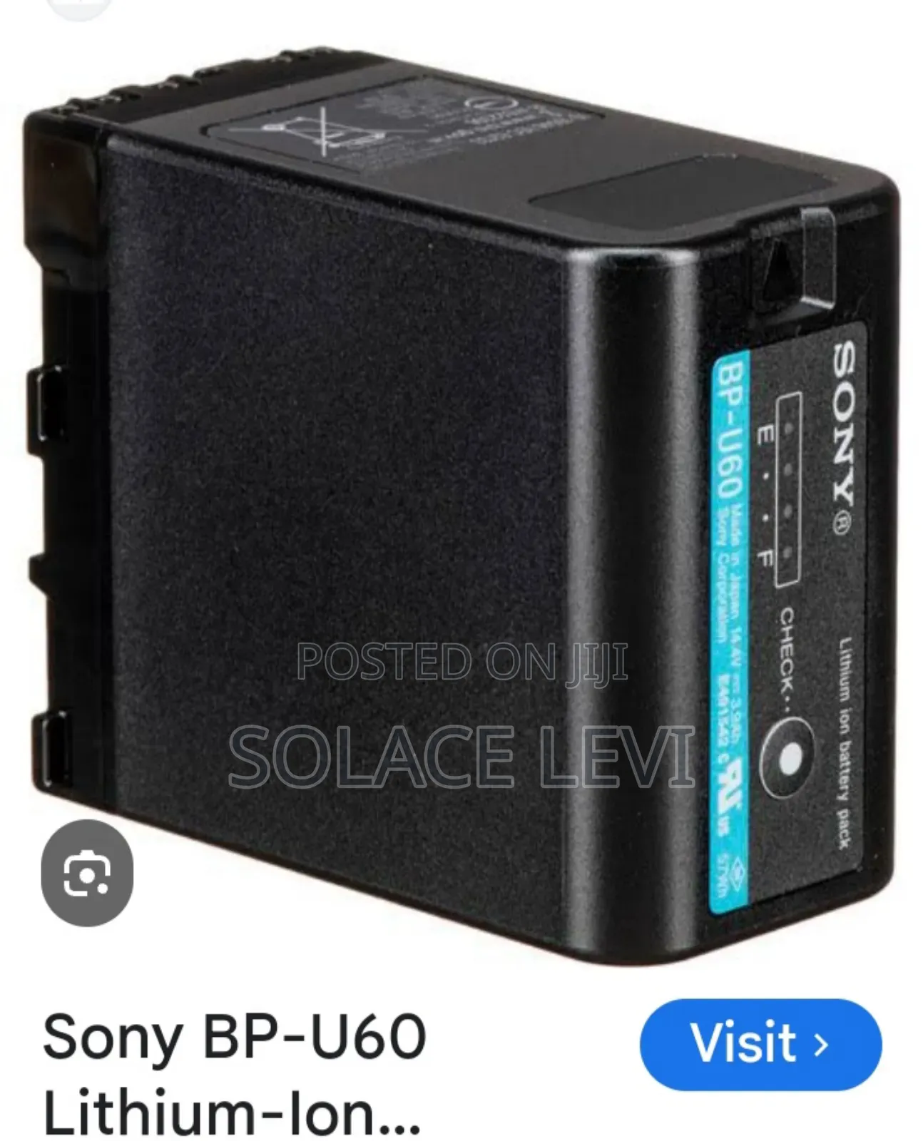 Original Sony U60 Battery