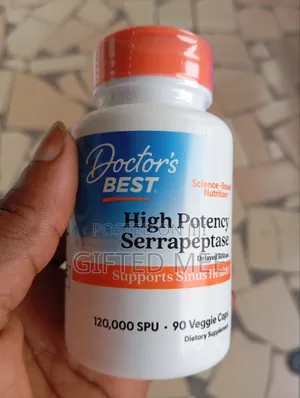 Doctor's Best High Potency Serrapeptase, 120,000 Spu, 90 Capsules.