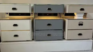 Modern Led Bedside Drawer Cabinet