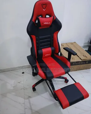 Red Gaming Chair With Foot Rest