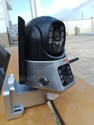 Dual Len PTZ CCTV Solar Camera Sim Card Enable