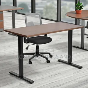 Studio /Office Electric Adjustable Table - 1.2metre( Walnut Top)