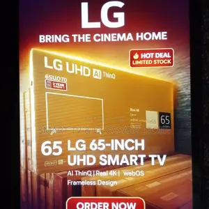 65 Inches Lg Smart Tv With Breathtaking Visual Ultra Stadium