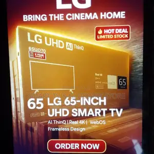 65 Inches Smart Auxiliary Audio Tv Ai Thinq