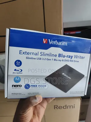 Verbatim External Slimline Blu Ray Writer