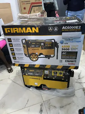 Firman 3.5kva Switch Start Generator - Ac6000e2