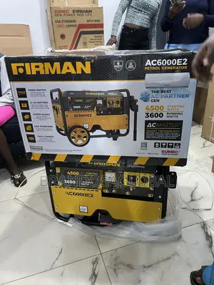 Sumec Firman Gen 3.5kva Yellow Black Ac 6000e2