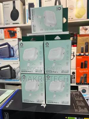 Green Lion 2nd Gen Earbuds Pro2  With Active Noise Cancellation -white