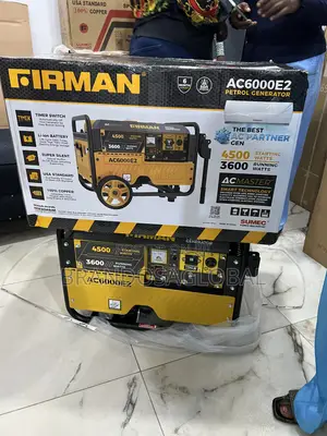 New Firman 3.5kva Key Start Generator Ac6000e2 – Powerful Reliable