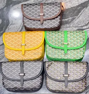 Goyard Quality Luxury Men Genuine Leather Cross Bag