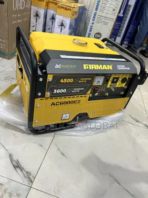 Firman Ac6000e2 Electric Start Generator – Portable 3.5kva Unit