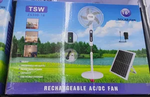 TSW Zs300-16 Solar Rechargeable Standing Fan