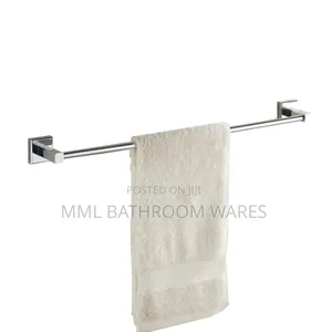 Modern Bathroom Chrome Single Towel Holder
